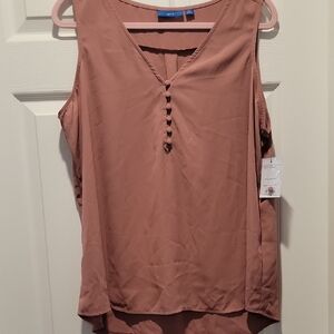 A New Day Sleeveless Blouse in Mauve